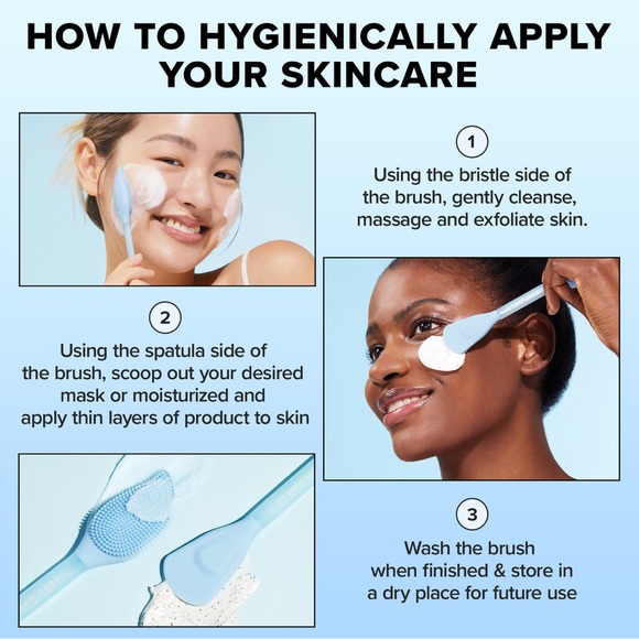 I Dew Care 2-IN-1 SILICONE MASK BRUSH NIB NEW NWT - Picture 8 of 16